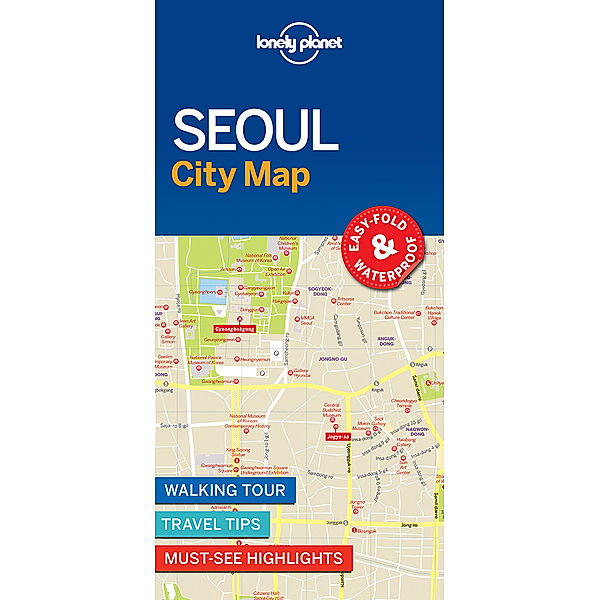 Lonely Planet Seoul City Map, Lonely Planet