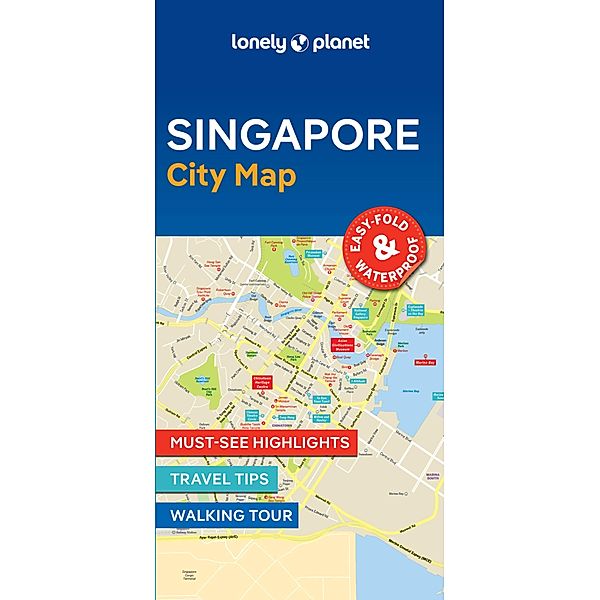 Lonely Planet Singapore City Map