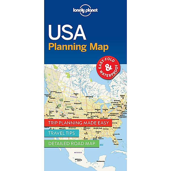 Lonely Planet USA Planning Map, Lonely Planet