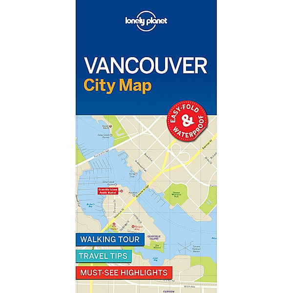 Lonely Planet Vancouver City Map, Lonely Planet