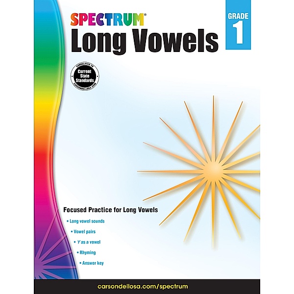 Long Vowels, Grade 1 / Spectrum, Spectrum, Carson-Dellosa Publishing