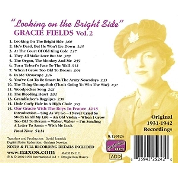 Looking On The Bright Side, Gracie Fields