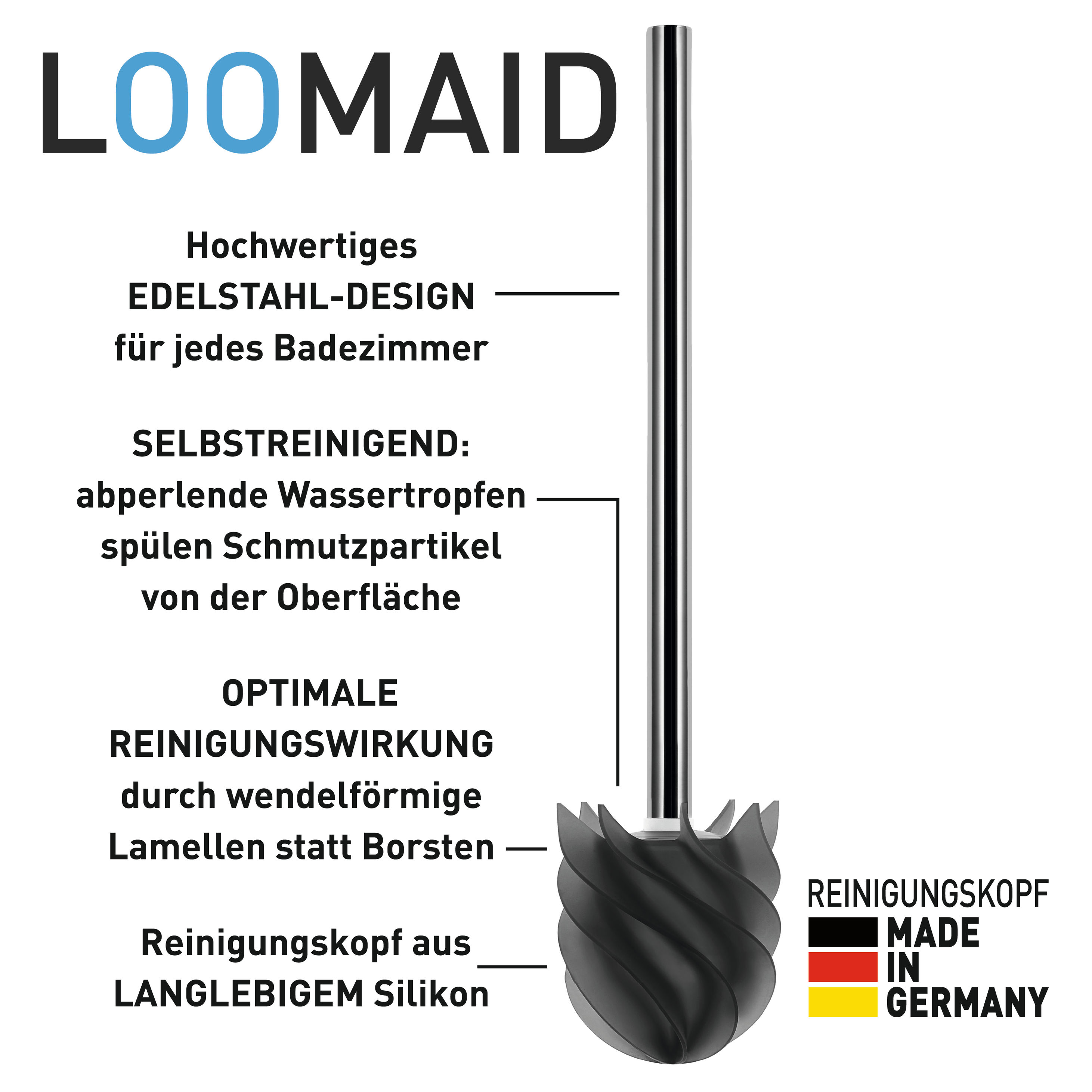 Bewertungen zu LOOMAID WC-Bürste Silikonkopf - Orbisana.de