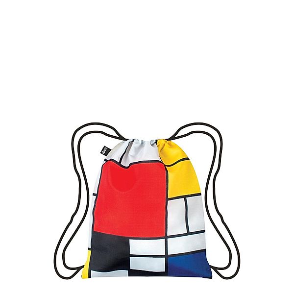 LOQI Backpack Piet Mondrian / Composition Red Yellow Blue Black