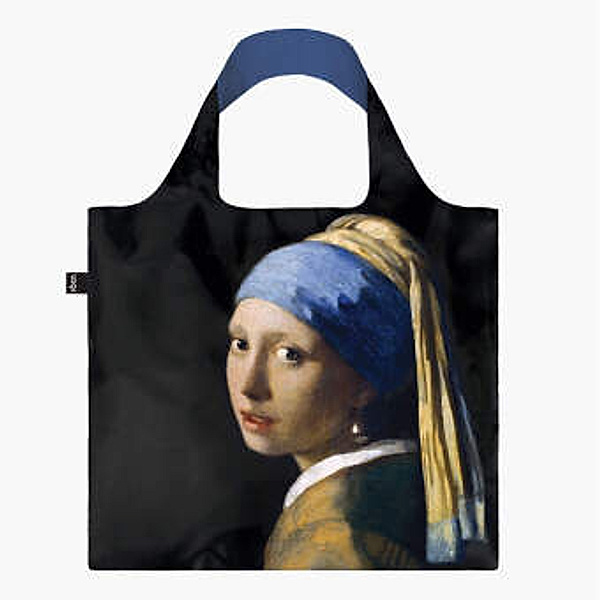 LOQI Bag, JOHANNES VERMEER, Girl with a Pearl Earring, Recycled