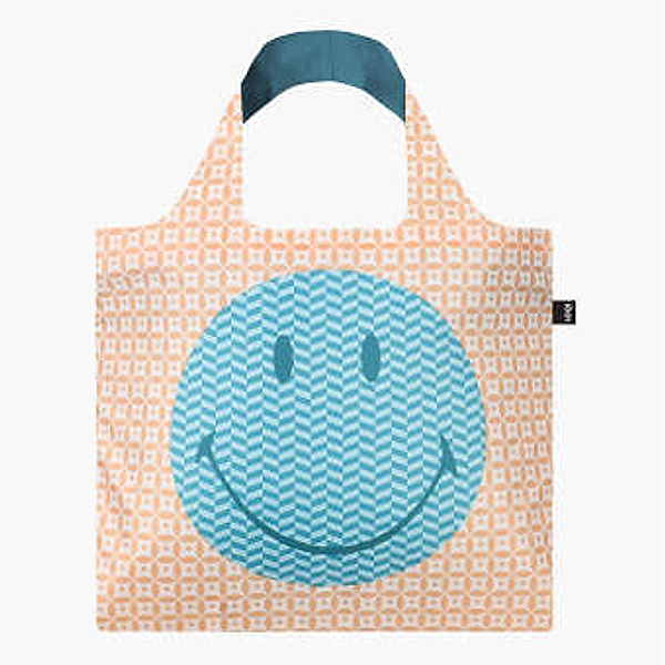 LOQI Bag, SMILEY, Geometric, Recycled