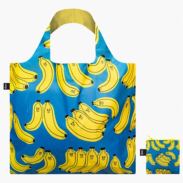 LOQI Bag TESS SMITH-ROBERTS Bad Bananas Recycled