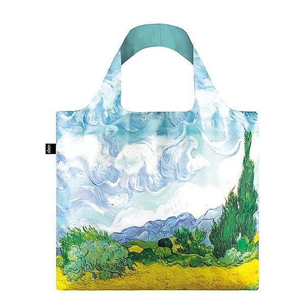 LOQI Bag VINCENT VAN GOGH / A Wheat Field with Cypresses