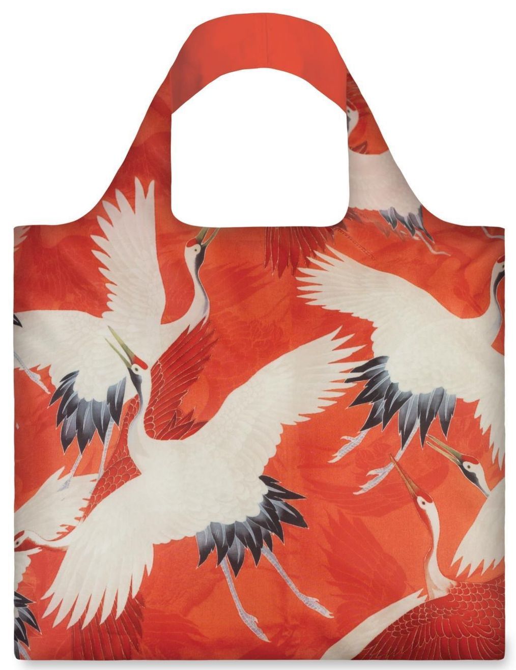 LOQI Bag Woman's Haori White and Red Cranes | Weltbild.de
