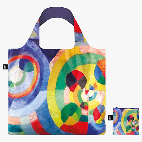 LOQI ROBERT DELAUNAY Circular Forms Recycled Bag