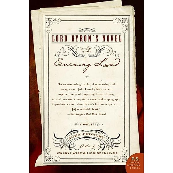 Lord Byron's Novel, John Crowley