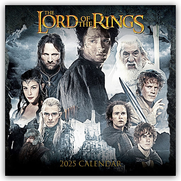 Lord of the Rings - Der Herr der Ringe 2025 - Wandkalender, Danilo Promotion Ltd