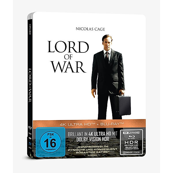 Lord of War: Händler des Todes - 2-Disc Steelbook (4K Ultra HD), Andrew Niccol