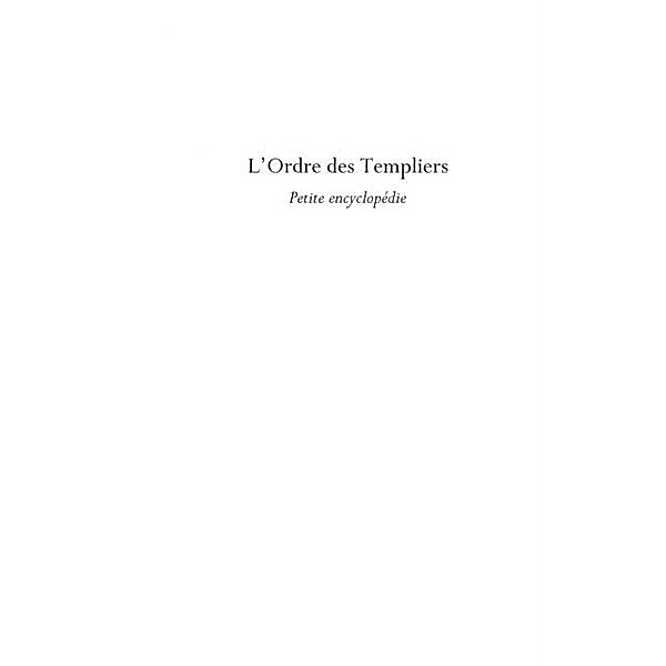 L'Ordre des Templiers / Hors-collection, Ivy-Stevan Guiho