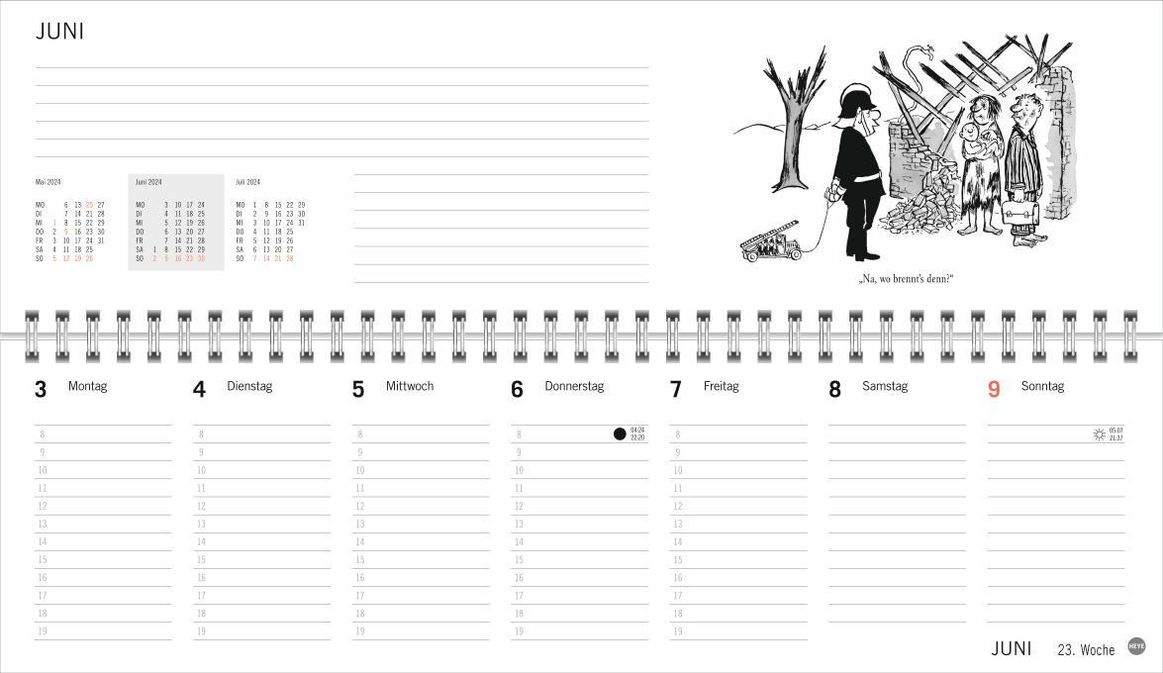 Loriot Büroplaner 2024. Humorvoller Tischkalender für mehr Organisation am  Arbeitsplatz. Tischquerkalender mit Spiralbindung. Witziger Kalender für  den Schreibtisch. 32 x 9 cm. - Kalender bestellen