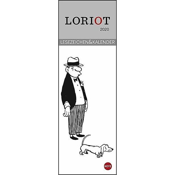 Loriot Lesezeichen & Kalender 2020, Loriot