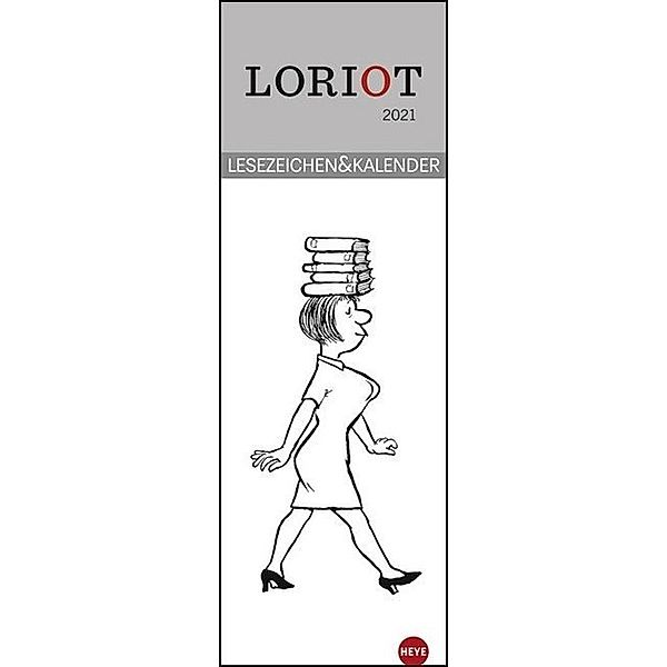 Loriot Lesezeichen & Kalender 2021, Loriot