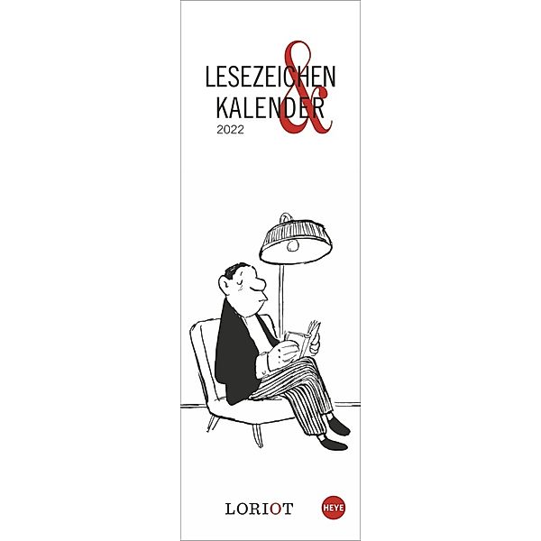 Loriot Lesezeichen & Kalender 2022, Loriot