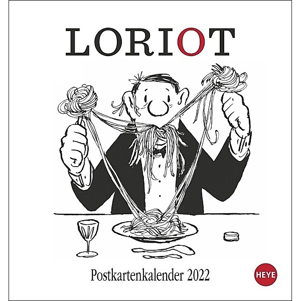 Loriot Postkartenkalender 2022, Loriot
