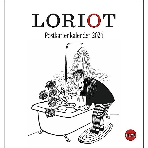 Loriot Postkartenkalender 2024. Humorvoller Kalender zum Aufstellen und Aufhängen. Kultiger Postkarten-Kalender. Kleiner Kalender mit 12 witzigen Postkarten., Loriot Postkartenkalender 2024. Humorvoller Kalender zum Aufstellen und Aufhängen. Kultiger Postkarten-Kalender. Kleiner