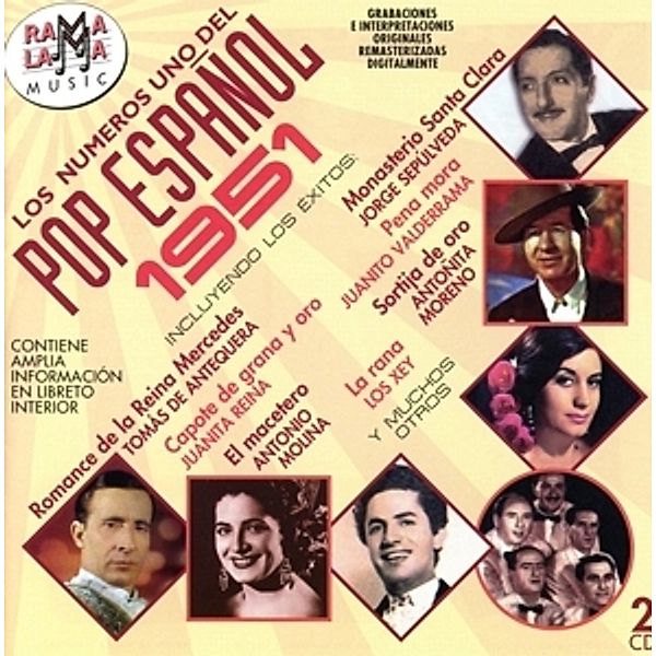 Los Numero 1 Del Pop Espanol 1951, Diverse Interpreten