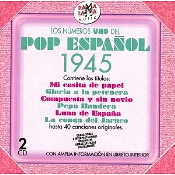 Los Numeros Uno Del Pop Espanol 1945, Diverse Interpreten