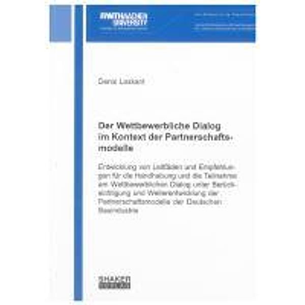 Loskant, D: Wettbewerbliche Dialog im Kontext der Partnersch, Denis Loskant