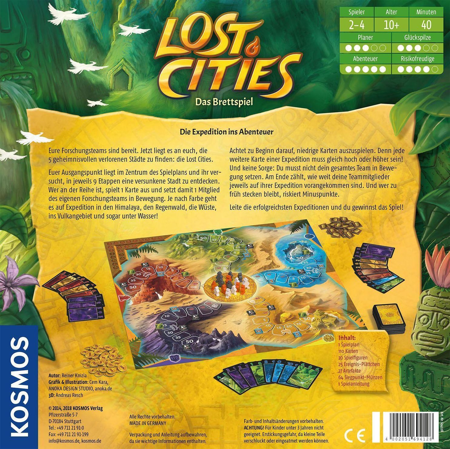 Lost Cities - Das Brettspiel Spiel bestellen | Weltbild.ch