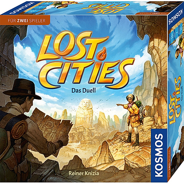 Kosmos Spiele Lost Cities - Fesselnde Expedition für Zwei (Spiel), Reiner Knizia