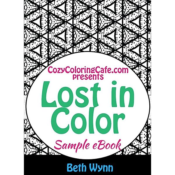 Lost in Color Sample Coloring Book, Beth Wynn