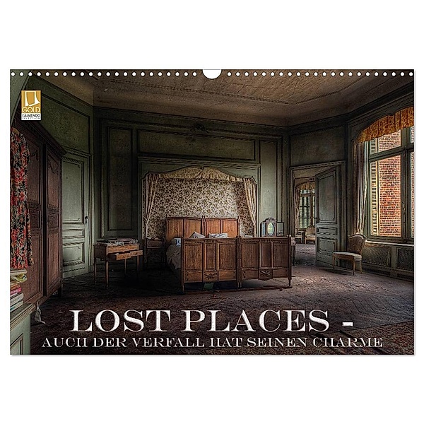 Lost Places - Auch der Verfall hat seinen Charme (Wandkalender 2024 DIN A3 quer), CALVENDO Monatskalender, Eleonore Swierczyna