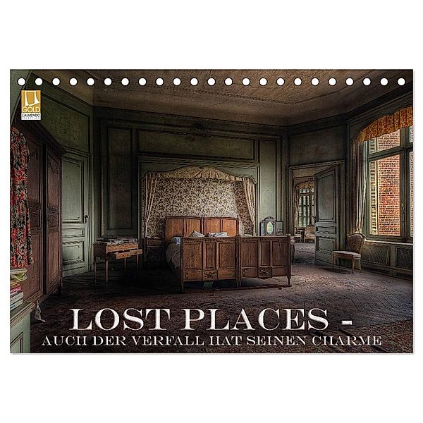 Lost Places - Auch der Verfall hat seinen Charme (Tischkalender 2024 DIN A5 quer), CALVENDO Monatskalender, Eleonore Swierczyna