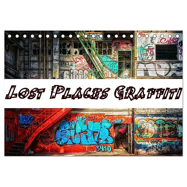 Lost Places Graffiti (Tischkalender 2025 DIN A5 quer), CALVENDO Monatskalender, Calvendo, BTC Wallets