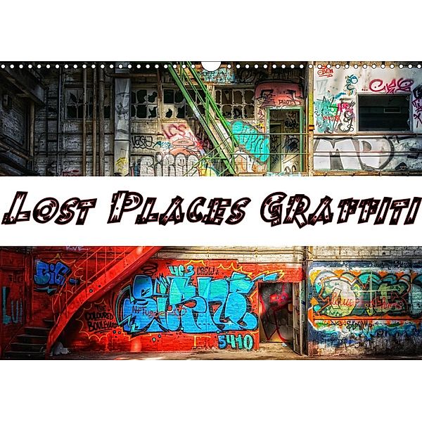 Lost Places Graffiti (Wandkalender 2021 DIN A3 quer), BTC Wallets