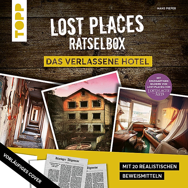 Frech Lost Places Rätselbox - Das verlassene Hotel: Ein Krimi-Rätsel für Zuhause. Mit 20 realistischen Beweismitteln., Hans Pieper