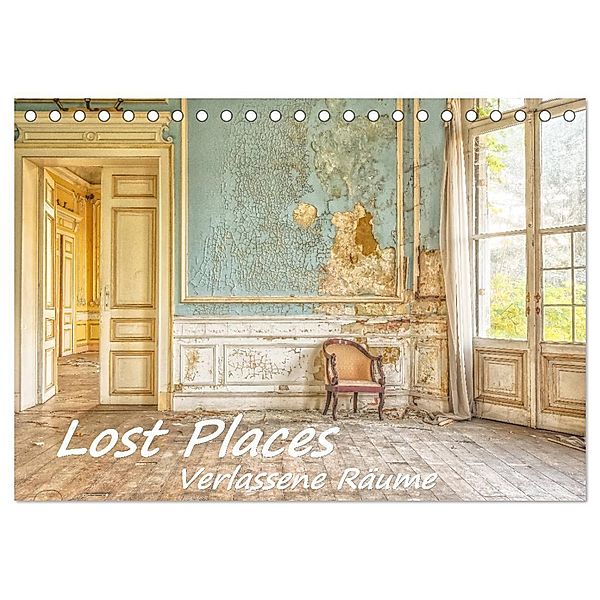 Lost Places - Verlassene Räume (Tischkalender 2025 DIN A5 quer), CALVENDO Monatskalender, Calvendo, Bettina Hackstein