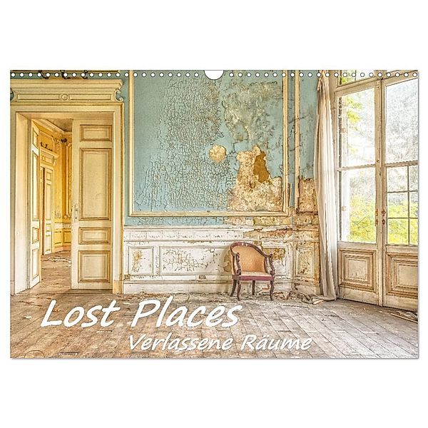 Lost Places - Verlassene Räume (Wandkalender 2024 DIN A3 quer), CALVENDO Monatskalender, Bettina Hackstein