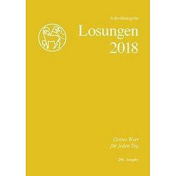 Losungen 2018 Schreibausg. Schweiz