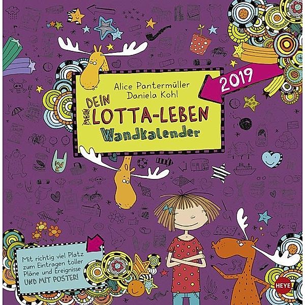 Lotta-Leben Broschurkalender 2019, Daniela Kohl, Alice Pantermüller