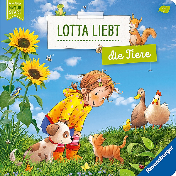 Lotta liebt die Tiere - Sach-Bilderbuch über Tiere ab 2 Jahre, Kinderbuch ab 2 Jahre, Sachwissen, Pappbilderbuch, Sandra Grimm