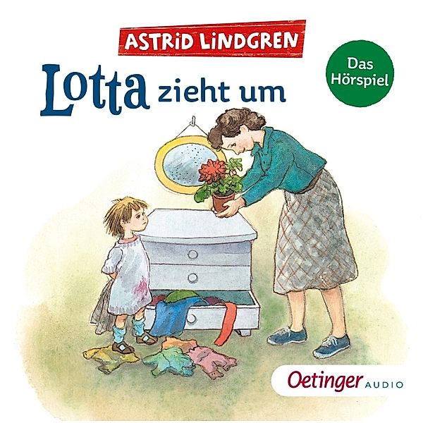 Lotta zieht um,1 Audio-CD, Astrid Lindgren