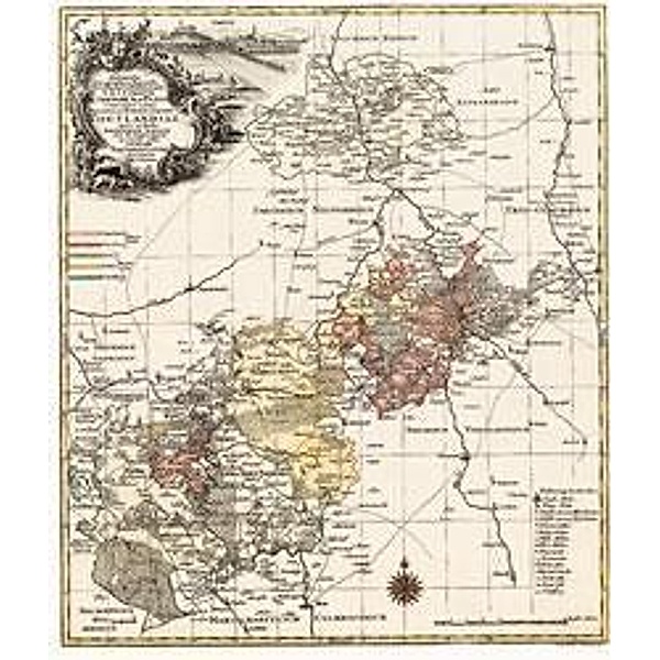 Lotter, G: Historische Karte: VOGTLAND. Fürstentum Reuss, Georg F Lotter