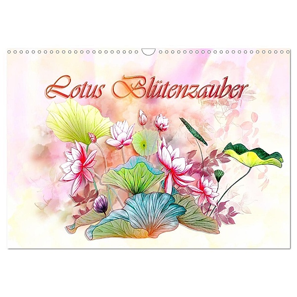 Lotus Blütenzauber (Wandkalender 2025 DIN A3 quer), CALVENDO Monatskalender, Calvendo, Dusanka Djeric
