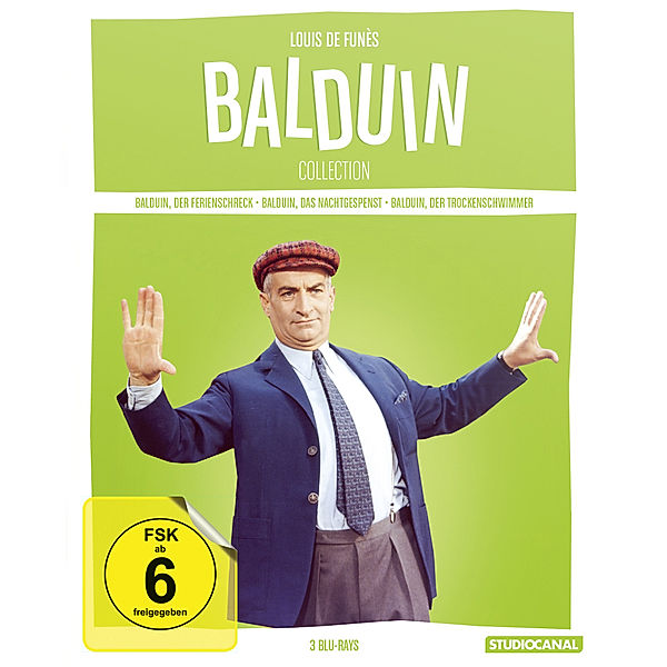 Louis de Funes - Balduin Collection, Alphonse Boudard, Pascal Jardin, Jacques Vilfrid, Jean Girault, Claude Clément, Robert Dhéry, Pierre Tchernia, Albert Jurgenson, Michel Modo