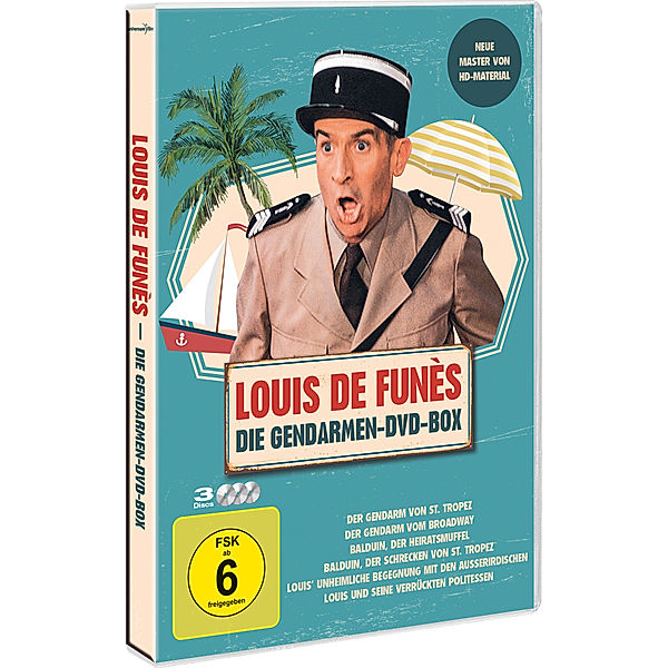 Louis de Funès: Die Gendarmen-DVD-Box, Diverse Interpreten