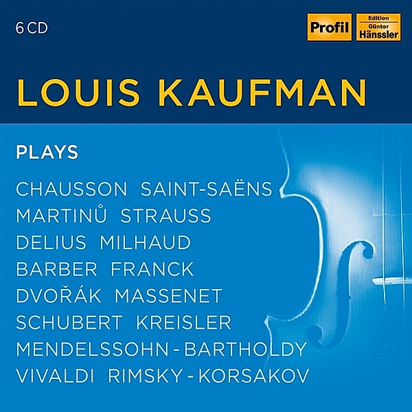 Louis Kaufman Edition, L. Kaufman, K. Balsam, R.R. Bennett
