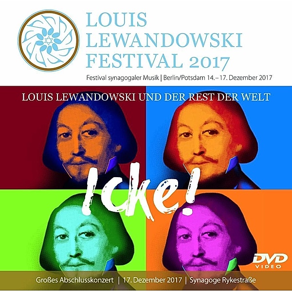 Louis Lewandowski Festival - Festival synagogaler Musik 2017, 1 DVD