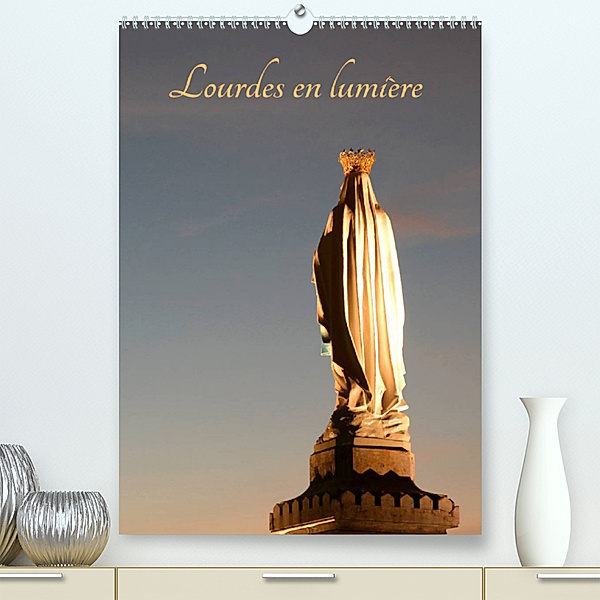 Lourdes en lumière (Premium, hochwertiger DIN A2 Wandkalender 2023, Kunstdruck in Hochglanz), Patrice Thebault