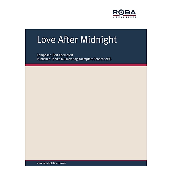 Love After Midnight, Bert Kaempfert, Herbert Rehbein