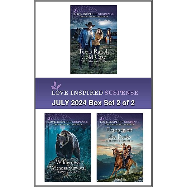 Love Inspired Suspense July 2024 - Box Set 2 of 2, Virginia Vaughan, Connie Queen, Rebecca Hopewell